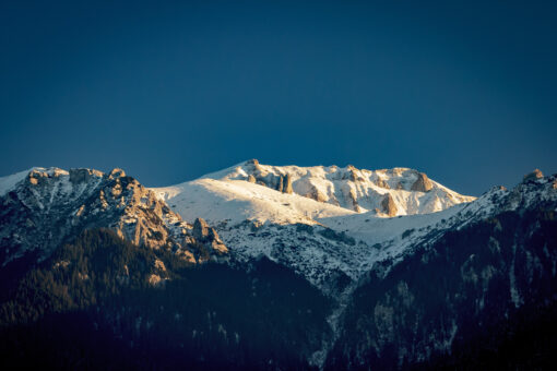 Snow covered peaks