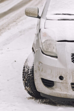 Crashed car