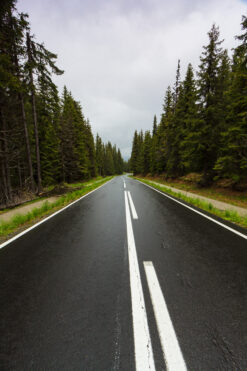 Road through the mountains