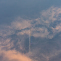 Airplane and vapour trail