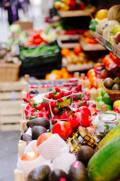 vegetables market stall