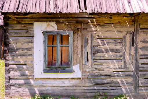 wooden house