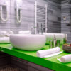 Bathroom interior - stock image