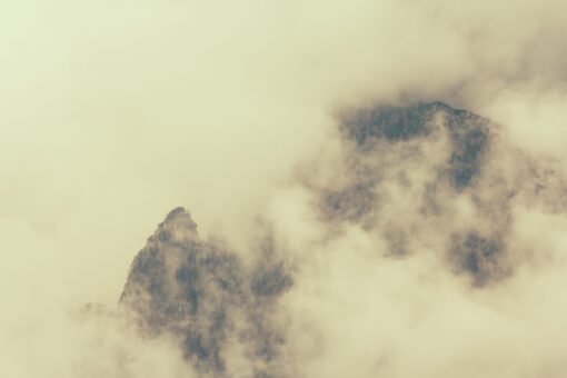 Clouds and fog in the mountains